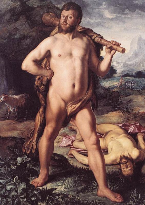 GOLTZIUS, Hendrick Hercules and Cacus dg Sweden oil painting art